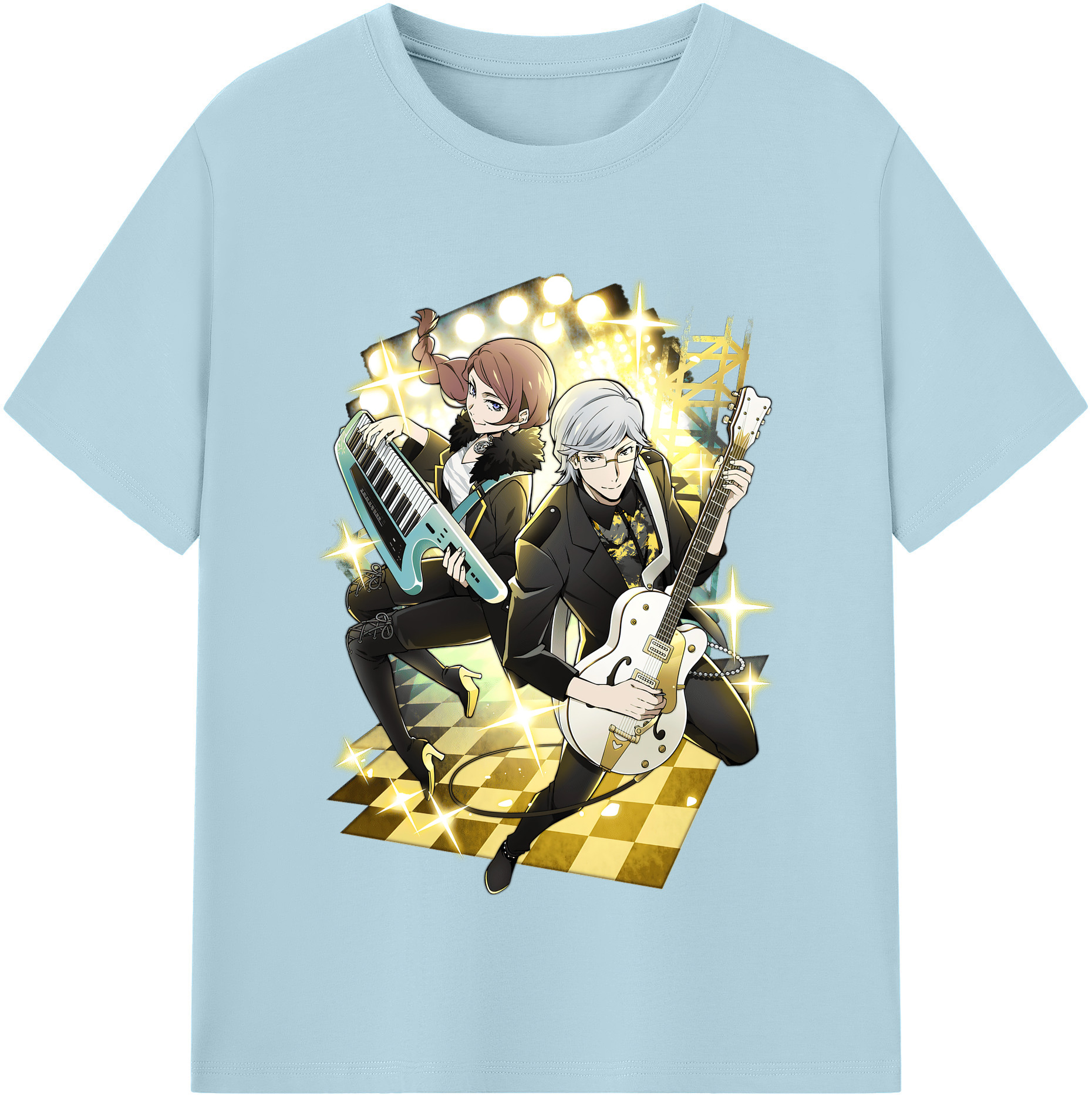 （画像用） 文豪ストレイドッグス Bungo Stray Dogs 綿100％半袖Tシャツ（フロントプリント）